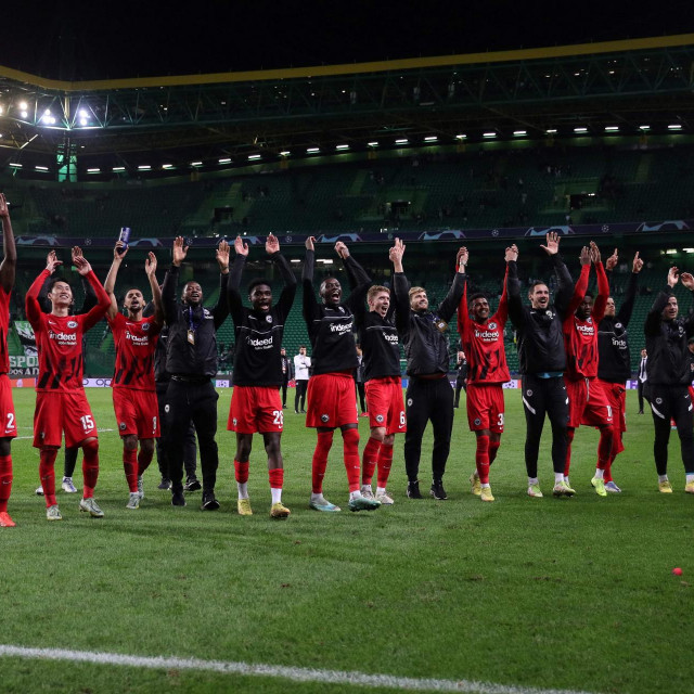 &lt;p&gt;Igrači Eintrachta slave prolaz u osminu finala Lige prvaka&lt;/p&gt;