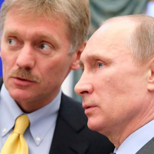 &lt;p&gt;Dmitrij Peskov, glasnogovornik Kremlja i Vladimir Putin&lt;/p&gt;