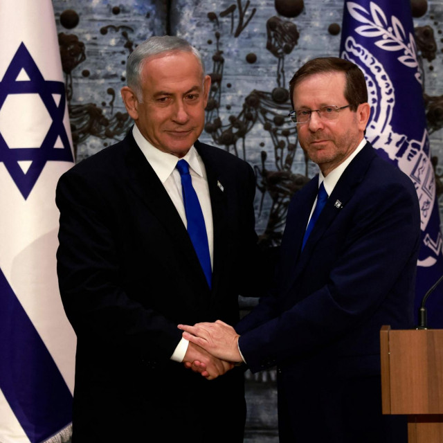 &lt;p&gt;Isaac Herzog i Chairman Benjamin Netanyahu&lt;/p&gt;