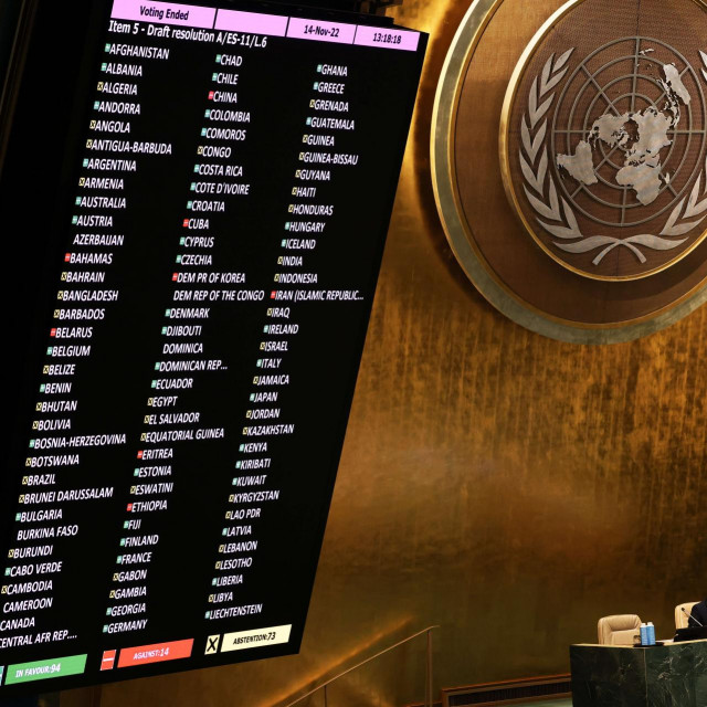 Rezultati glasovanja u UN-u