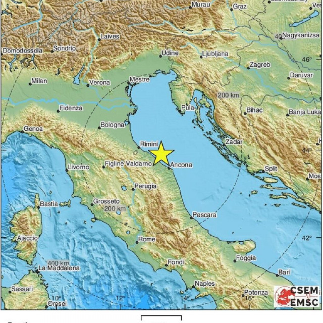 &lt;p&gt;Potres u Jadranskom moru&lt;/p&gt;