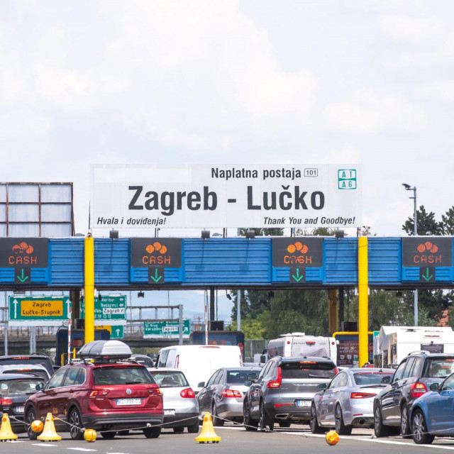&lt;p&gt;Gužve na čvoru autoceste A1 Lučko na ulazu u Zagreb&lt;/p&gt;