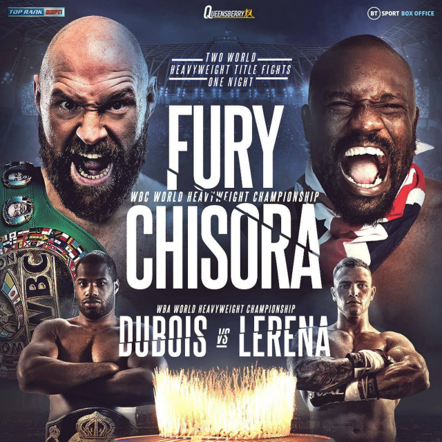 &lt;p&gt;Tyson Fury vs. Derek Chisora - službeni poster&lt;/p&gt;