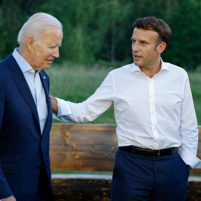 &lt;p&gt;Joe Biden i Emmanuel Macron&lt;/p&gt;