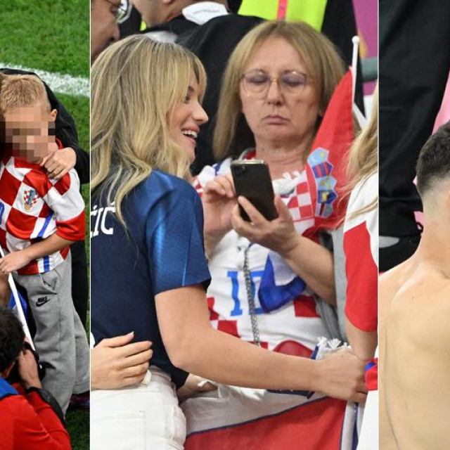 &lt;p&gt;Luka Modrić s djecom; Izabel Kovačić i Radojka Modrić; Joško Gvardiol s majkom Sanjom&lt;/p&gt;