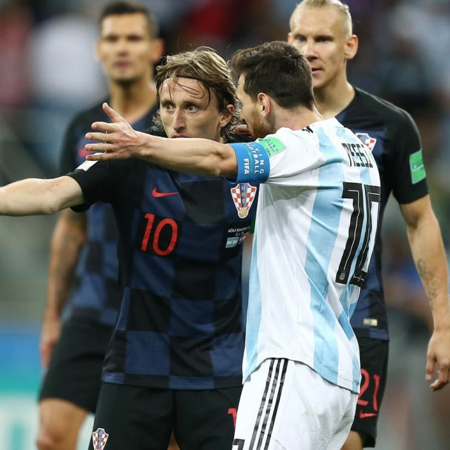 &lt;p&gt;Lionel Messi i Luka Modrić, kadar sa Svjetskog prvenstva 2018. godine&lt;/p&gt;