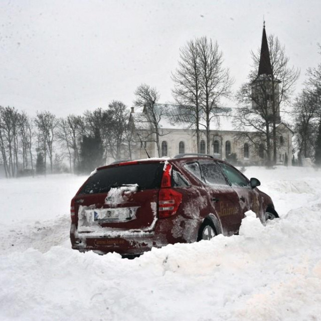 &lt;p&gt;Arhivska fotografija snijega u Estoniji&lt;/p&gt;