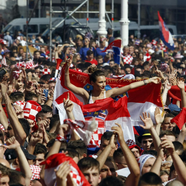 &lt;p&gt;Navijači Hrvatske mogli su na Trgu bana Josipa Jelačića gledati finale Svjetskog nogometnog prvenstva u Rusiji&lt;/p&gt;