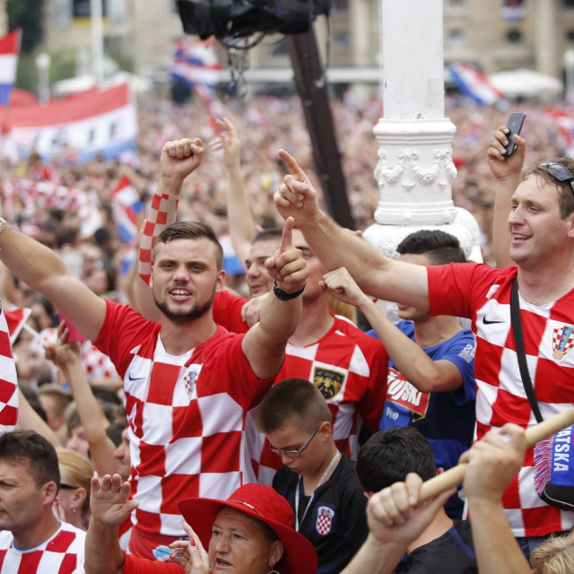 &lt;p&gt;Doček Vatrenih na Trgu bana Josipa Jelačića nakon Svjetskog nogometnog prvenstva 2018.&lt;/p&gt;