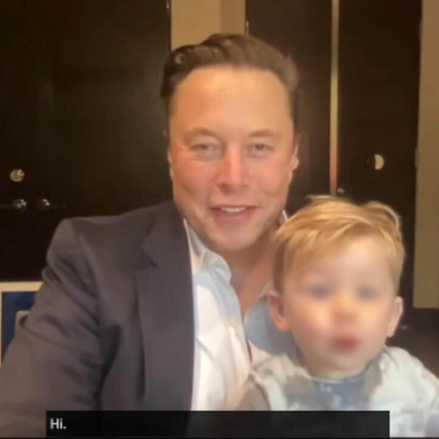 Elon Musk i sin X
