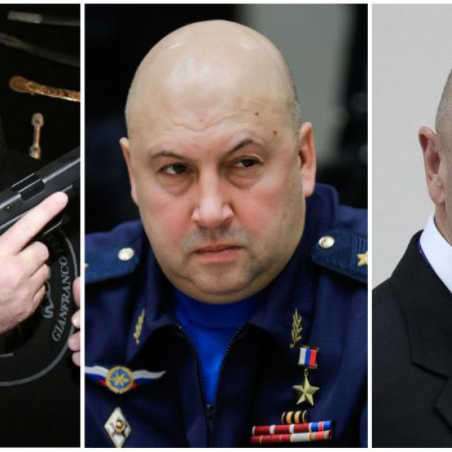 Ramzan Kadirov, Sergej Surovikin, Jevgenij Prigožin