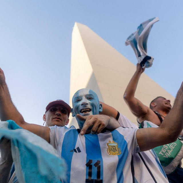 Kadrovi sa slavlja argentinskih navijača nakon osvajana Svjetskog prvenstva