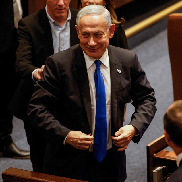 &lt;p&gt;Benjamin Netanyahu na prisezanju nove vlade&lt;/p&gt;