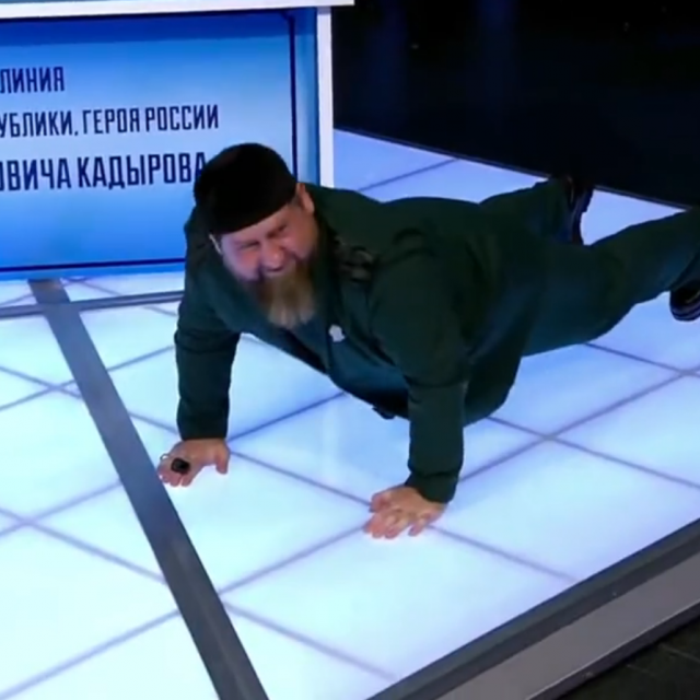 &lt;p&gt;Ramzan Kadirov radi sklekove&lt;/p&gt;