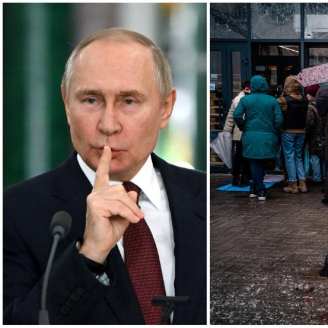 &lt;p&gt;Vladimir Putin, red ispred supermarketa u Moskvi&lt;/p&gt;