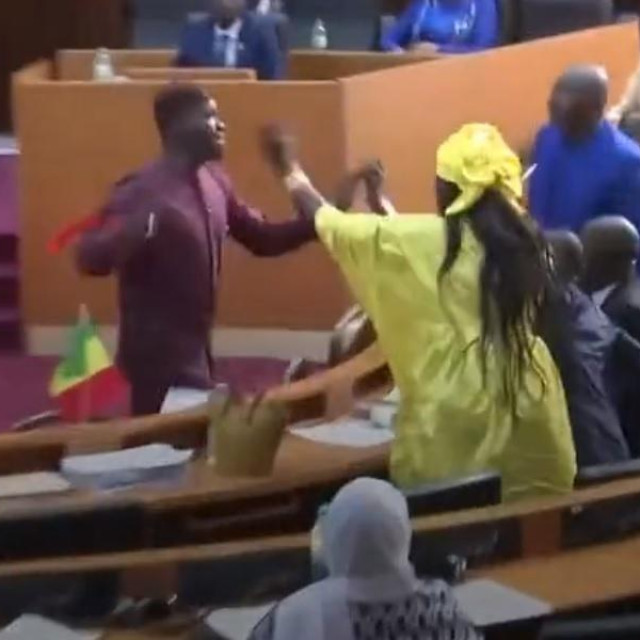 &lt;p&gt;Tučnjava u senegalskom parlamentu&lt;/p&gt;