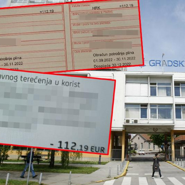 &lt;p&gt;Zgrada Gradske plinare Zagreb, screenshot iznosa računa u kunama i screenshot naplaćenog istog iznosa u eurima&lt;/p&gt;