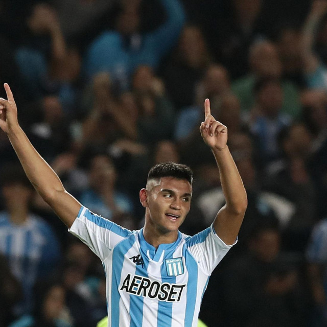 &lt;p&gt;Argentina‘s Racing Carlos Alcaraz celebrates after scoring a goal against Brazil‘s Cuiaba during their Copa Sudamericana group stage first leg football match at the Presidente Juan Domingo Peron stadium in Buenos Aires, on April 13, 2022. (Photo by ALEJANDRO PAGNI/AFP)&lt;/p&gt;