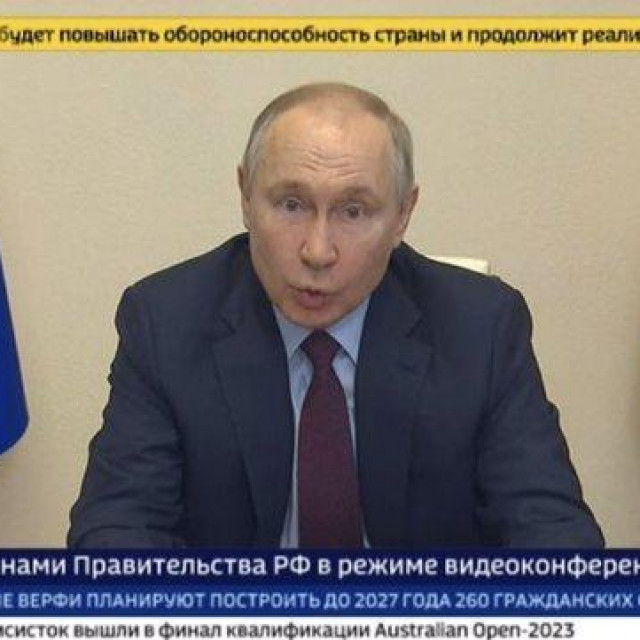 &lt;p&gt;Vladimir Putin tijekom sastanka s vladinim dužnosnicima&lt;/p&gt;