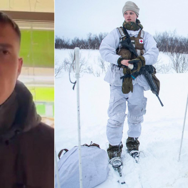 Andrei Medvedev i norveški vojnici