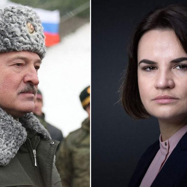 &lt;p&gt;Aleksandar Lukašenko; Svetlana Tihanovska&lt;/p&gt;