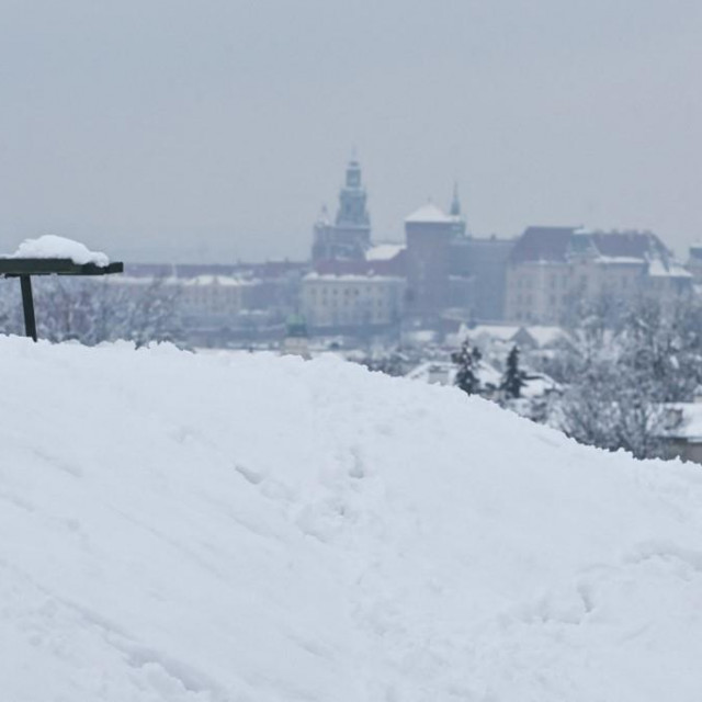 &lt;p&gt;Snijegom prekriveni Krakov u Poljskoj&lt;/p&gt;