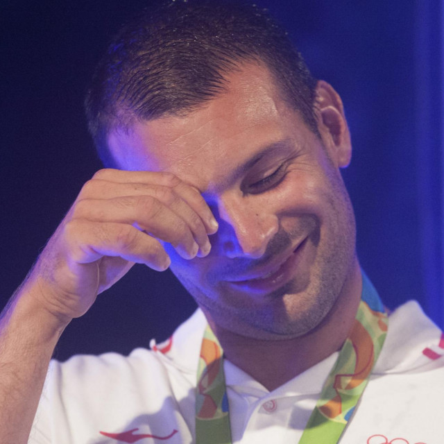 &lt;p&gt;Tonči Stipanović tijekom dočeka nakon Olimpijskih igara 2016.&lt;/p&gt;
