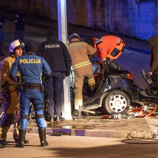 &lt;p&gt;Prometna nesreća u Lovrinačkoj ulici u Splitu&lt;/p&gt;