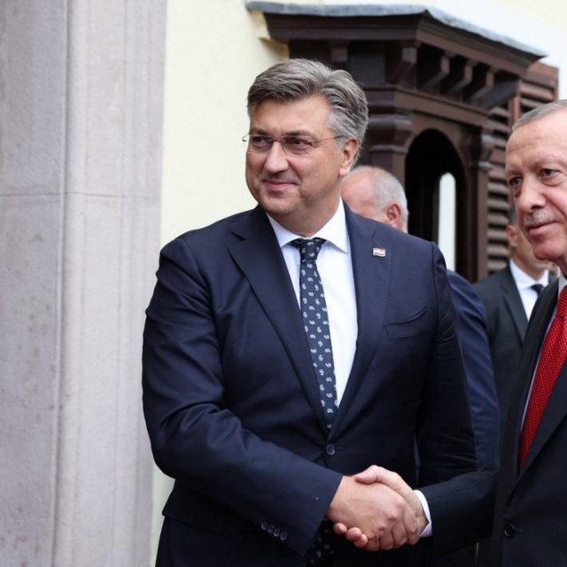 Andrej Plenković i Recep Tayyip Erdoğan