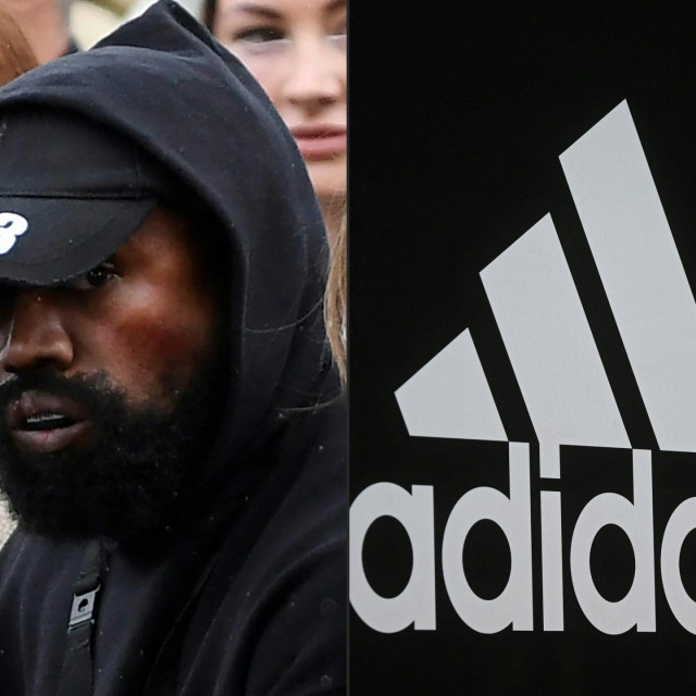 &lt;p&gt;(FILES) (COMBO) This file combination of pictures created on October 25, 2022 shows US rapper Kanye West attending the Givenchy Spring-Summer 2023 fashion show in Paris, on October 2, 2022 and the corporate logo of German sports equipment maker Adidas in Munich, southern Germany, on March 10, 2021. - German sportswear giant Adidas suffered heavy falls in its 2022 net income, according to preliminary results February 9, 2023, and said it expects major losses this year after ending a tie-up with Kanye West. (Photo by JULIEN DE ROSA and CHRISTOF STACHE/AFP)&lt;/p&gt;