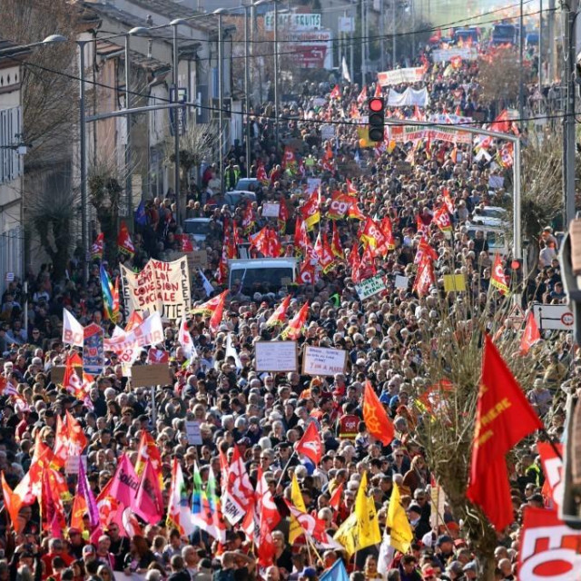 Prosvjed u francuskom gradu Albiju