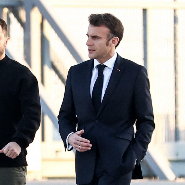 Volodimir Zelenski i Emmanuel Macron