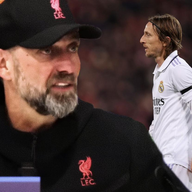 Jürgen Klopp i Luka Modrić