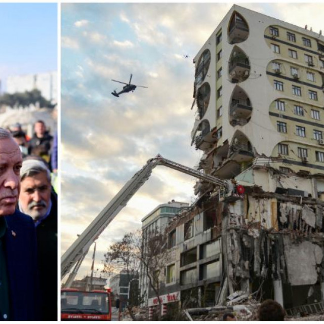 &lt;p&gt;Turski predsjednik Erdogan, zgrade nakon potresa&lt;/p&gt;