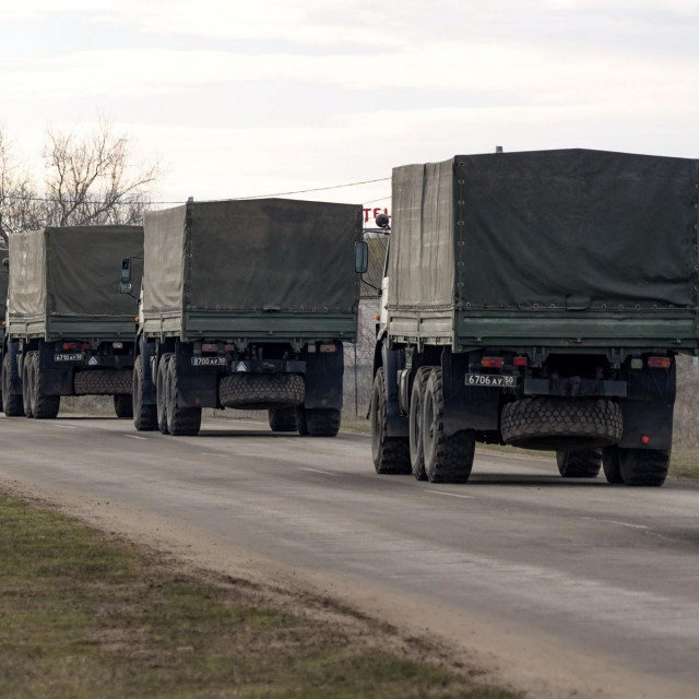 &lt;p&gt;Ilustracija: Kolona ruskih vojnih kamiona&lt;/p&gt;