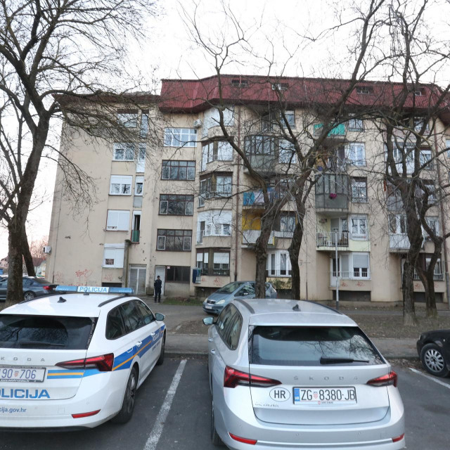 Ulica Milovana Gavazzija u Zagrebu gdje je pronađeno tijelo 55-godišnjeg muškarca u stanu, dok je izvan stana pronađena 59-godišnja supruga s ozljedama