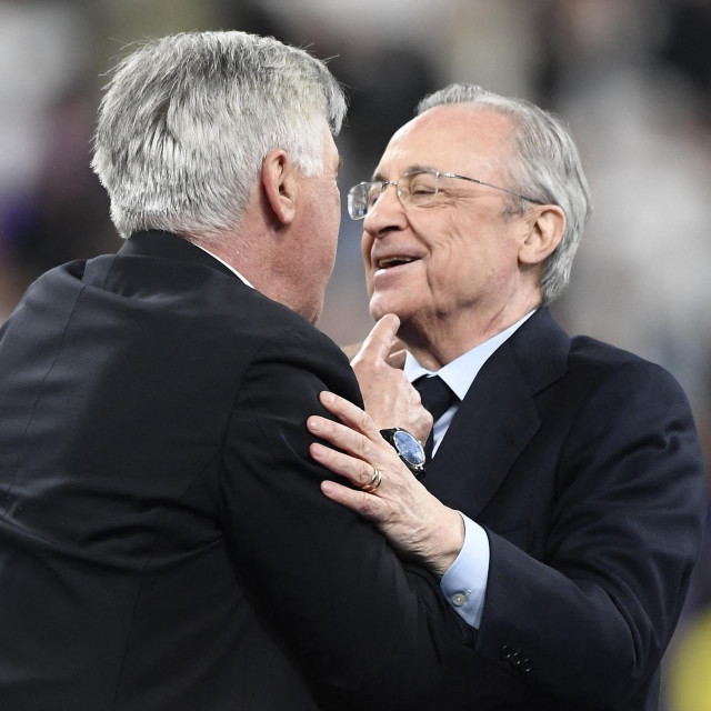 Carlo Ancelotti i Florentino Perez