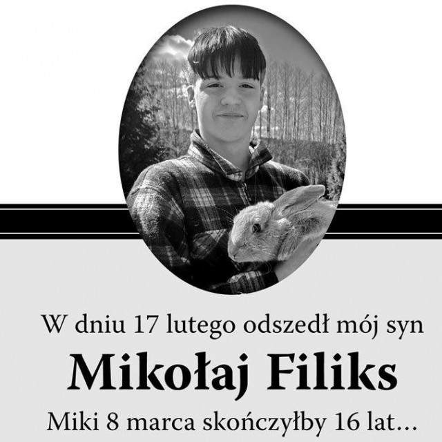 &lt;p&gt;Mikolaj Filiks (osmrtnica)&lt;/p&gt;