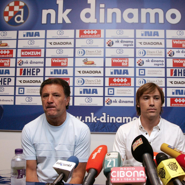 Zdravko Mamić i Dario Šimić na Maksimiru 2010. godine