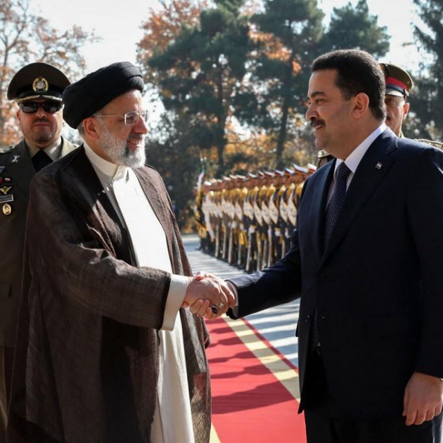 &lt;p&gt;Iranski predsjednik Ebrahim Raisi i premijer Iraka Mohammed Shia al-Sudani&lt;/p&gt;