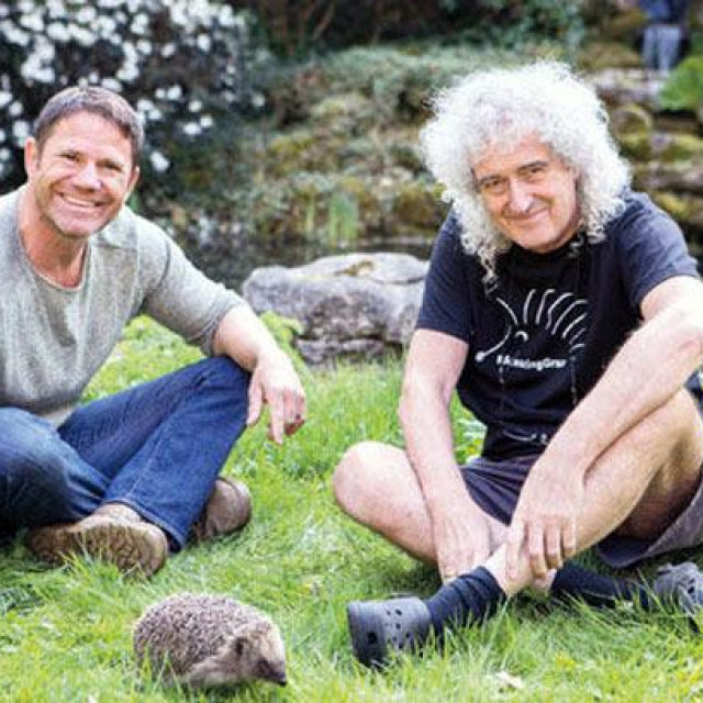 &lt;p&gt;Steve-Backshall i Brian May u emisiji ”Upoznajte ježeve”&lt;/p&gt;