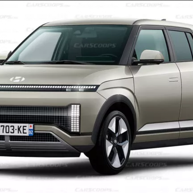 <p>Hyundai EV crossover (digitalni render)</p>