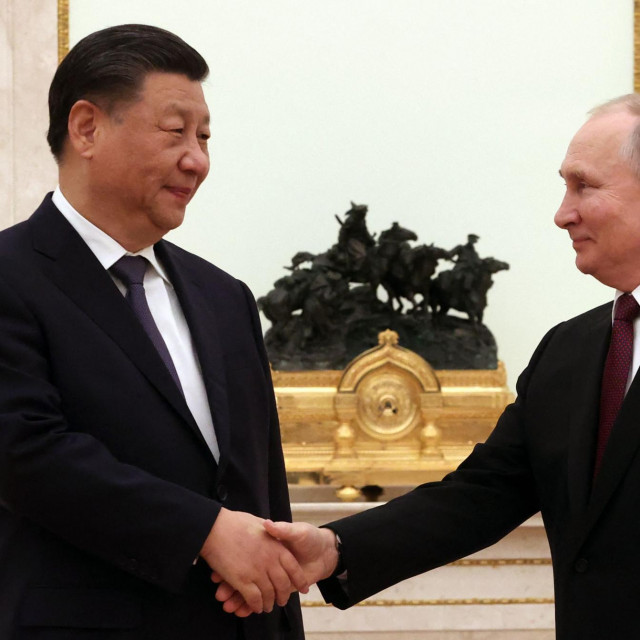 <p>Susret Xija i Putina u Kremlju</p>