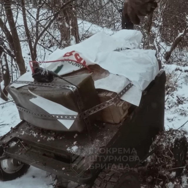 Bespilotno zemaljsko vozilo ukrajinske vojske