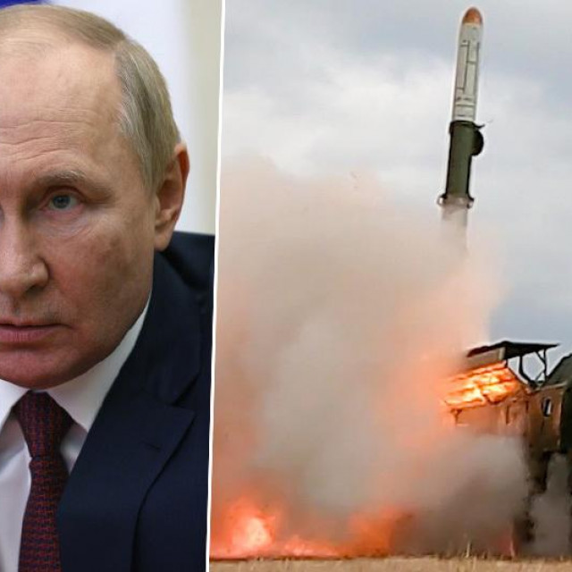&lt;p&gt;Vladimir Putin i sustav Iskander koji može ispaliti balistički projektil s nuklearnom glavom&lt;/p&gt;