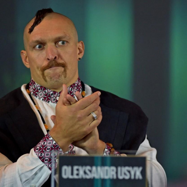 &lt;p&gt;Ukranian boxer Oleksandr Usyk attends a press conference ahead of the heavyweight boxing rematch for the WBA, WBO, IBO and IBF titles in Jeddah on August 17, 2022.,Image: 714629122, License: Rights-managed, Restrictions:, Model Release: no, Credit line: Amer HILABI/AFP/Profimedia&lt;/p&gt;