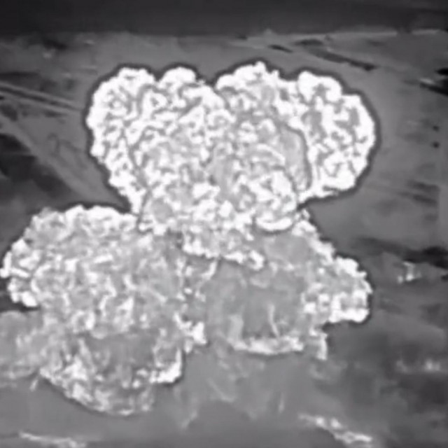 Navodno razaranje ruskih položaja sustavom UR-77 Meteorit