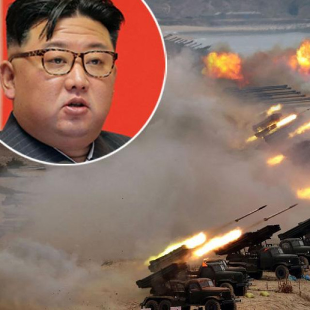 &lt;p&gt;Kim Jong-Un i artiljerija Sjeverne Koreje&lt;/p&gt;