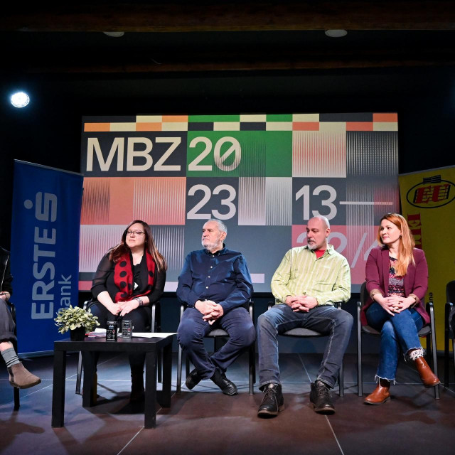 &lt;p&gt;Zagreb, 110423.&lt;br&gt;
Konferencija za medije povodom 32. izdanja festivala Muzički biennale Zagreb, koji će se održati od 13. do 22. travnja 2023.&lt;br&gt;
Na fotografiji: Nina Maštruko, Margareta Ferek-Petrić, Davor Hrvoj, Bojan Gagić, Nina Čalopek, Sara Salamon.&lt;br&gt;