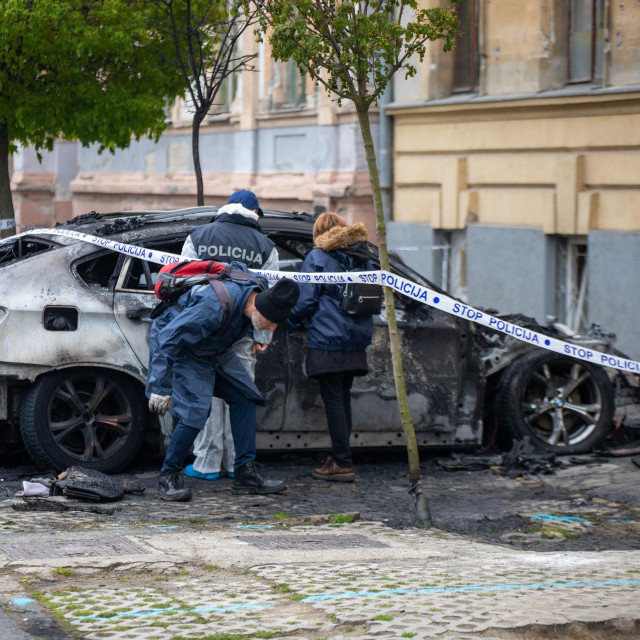 Zapaljen automobil u Osijeku